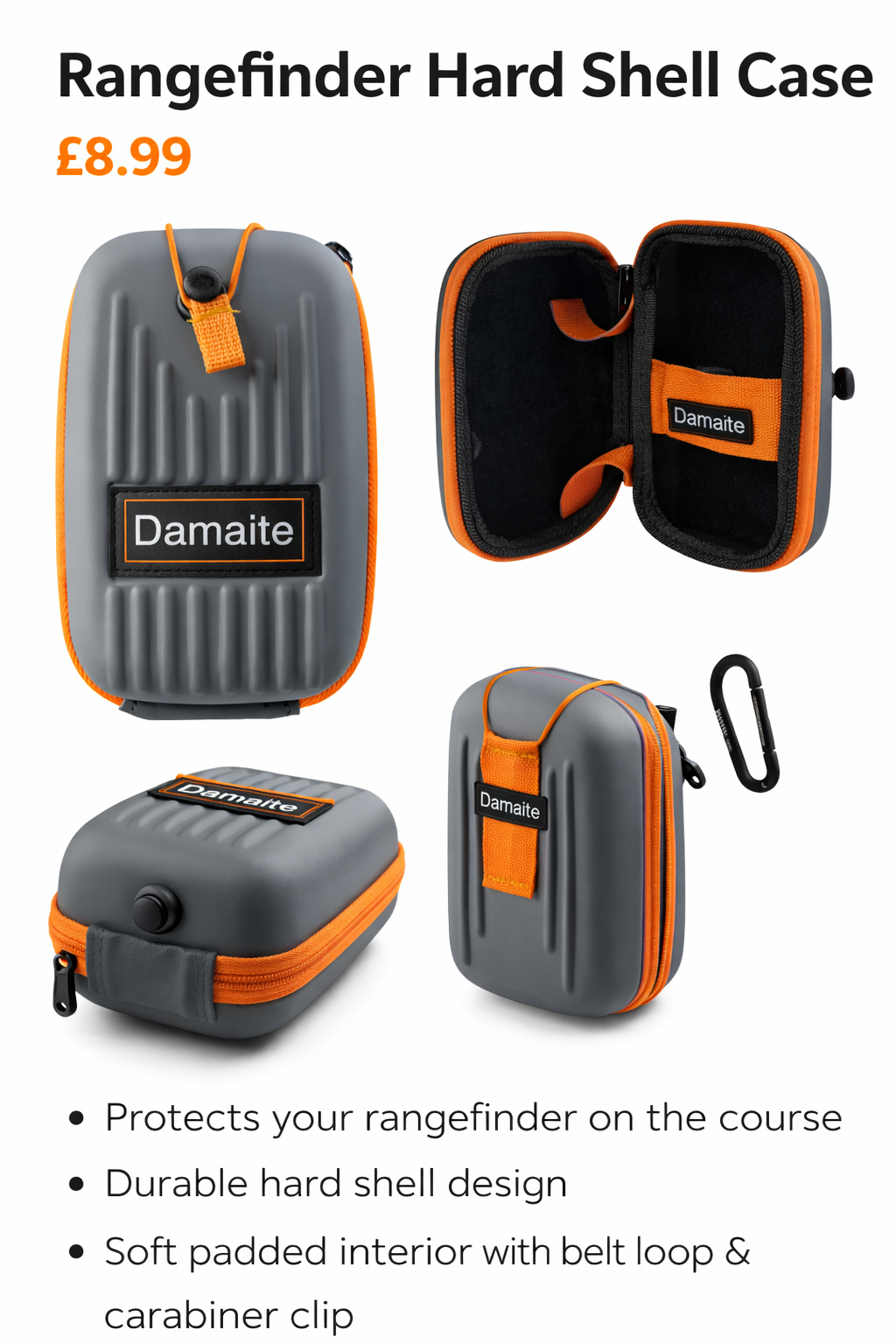 Golf Rangefinder Hard Shell Case – Durable Protective Carry Case