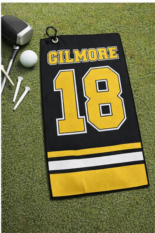 🏌️ Happy Gilmore Style Golf Towel – “GILMORE 18”