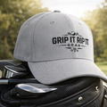🧢 Grey Golf Hat – “Grip It Rip It” Performance Cap
